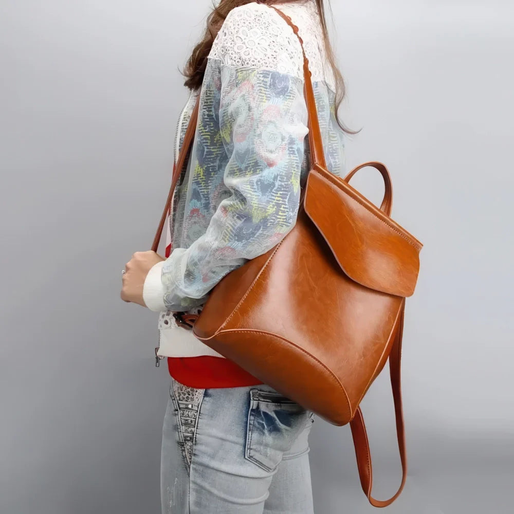 Sac à Dos Camel Femme