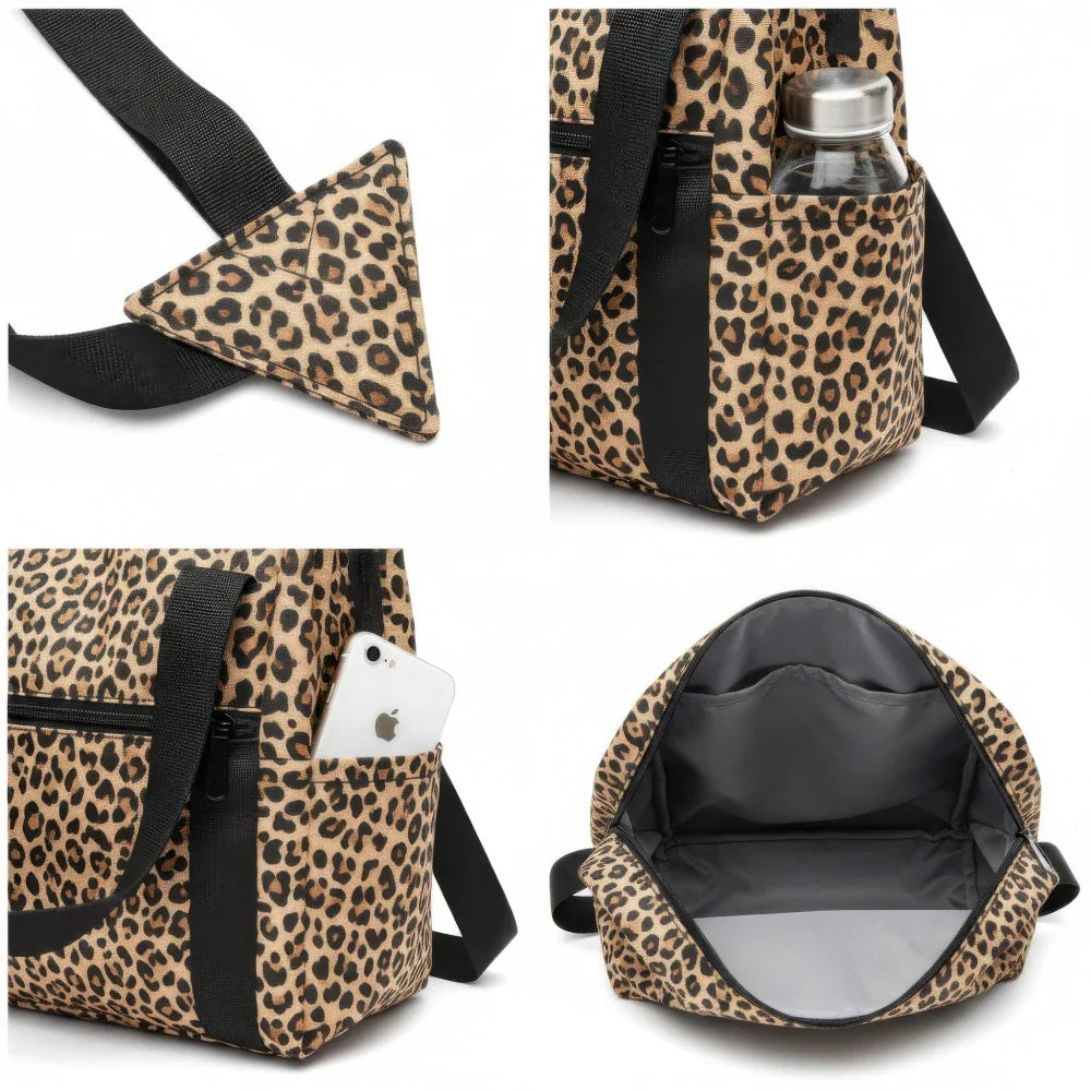 Sac à Dos Léopard Femme